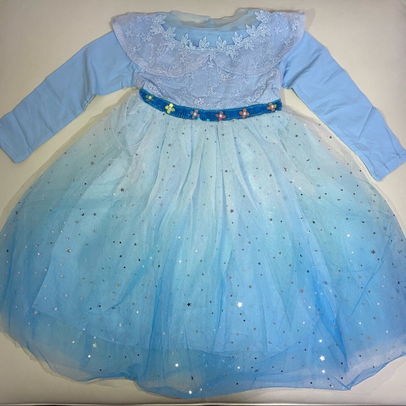Frozen Elsa embroidered sparkly costume dress - Picture 5 of 10